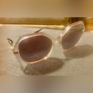 New Coach Gold and Pink Sunglasses